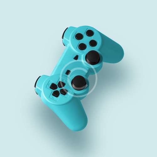 Blue joystick case