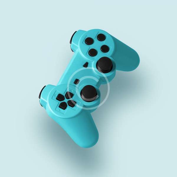 Blue joystick case